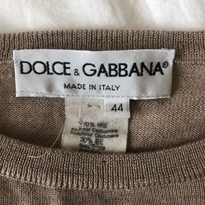 Dolce and Gabbana cashmere sweater!
